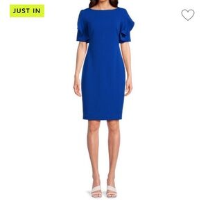 Calvin Klein Boatneck Sheath Dress